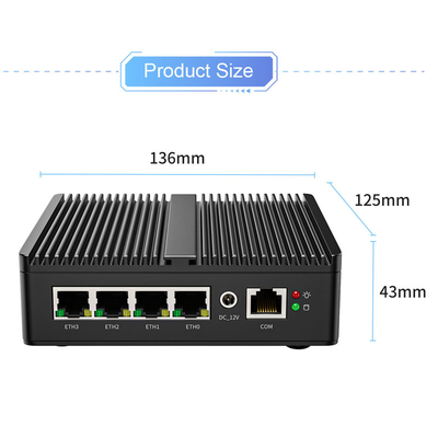 Безвентиляторный встроенный компьютер Mini Pc N5105 DDR4 Поддержка 4k Hd Mini PC Высокопроизводительный Win10 Безвентиляторный мини-ПК